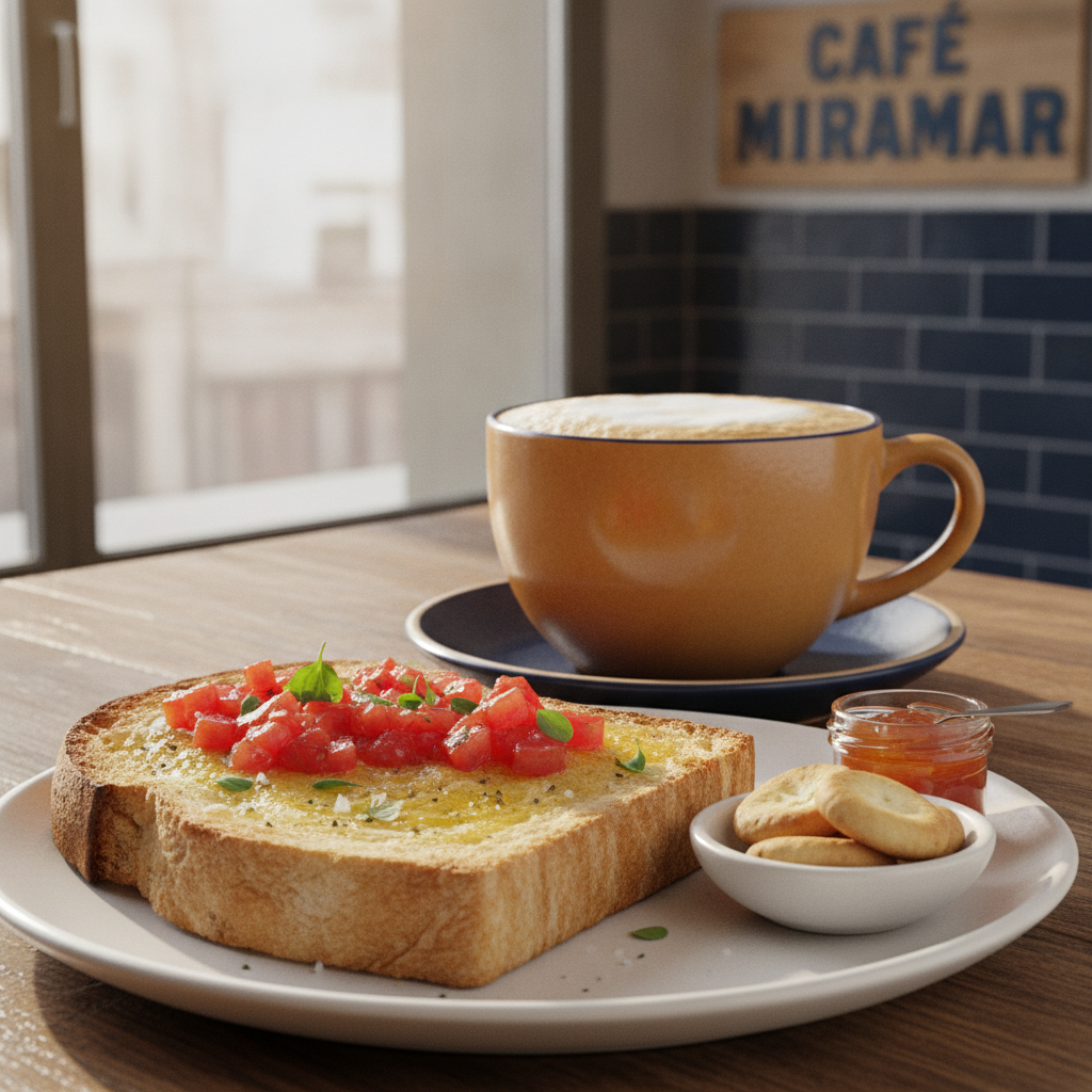 Café con Leche and Toast
